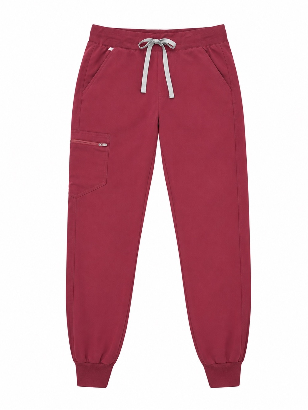 FIGS Zamora Jogger Scrub Pants Womens XS Regular burgundy W18SW2005 reg waist